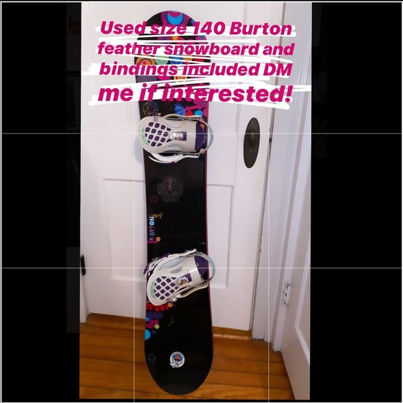 140 snowboard with bindings
